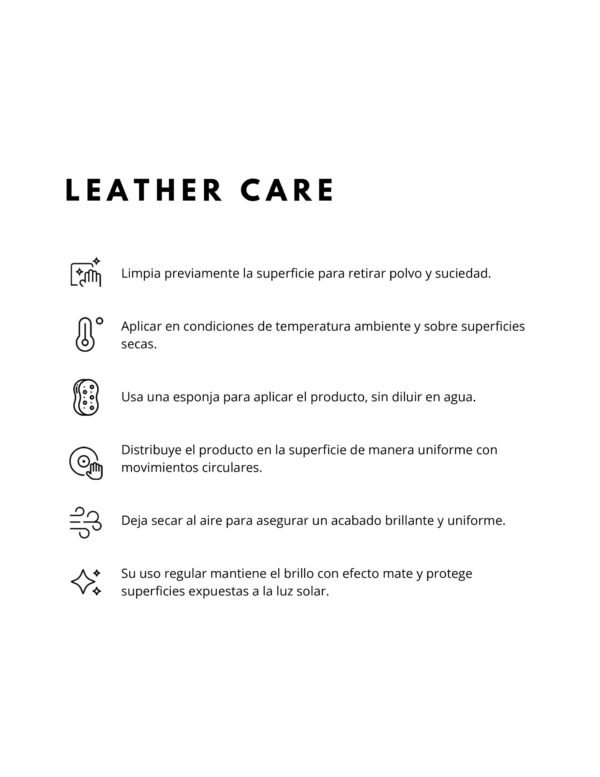 LEATHER CARE 
