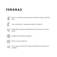 MODO DE USO PRODUCTO FERGRAS FERGRAS