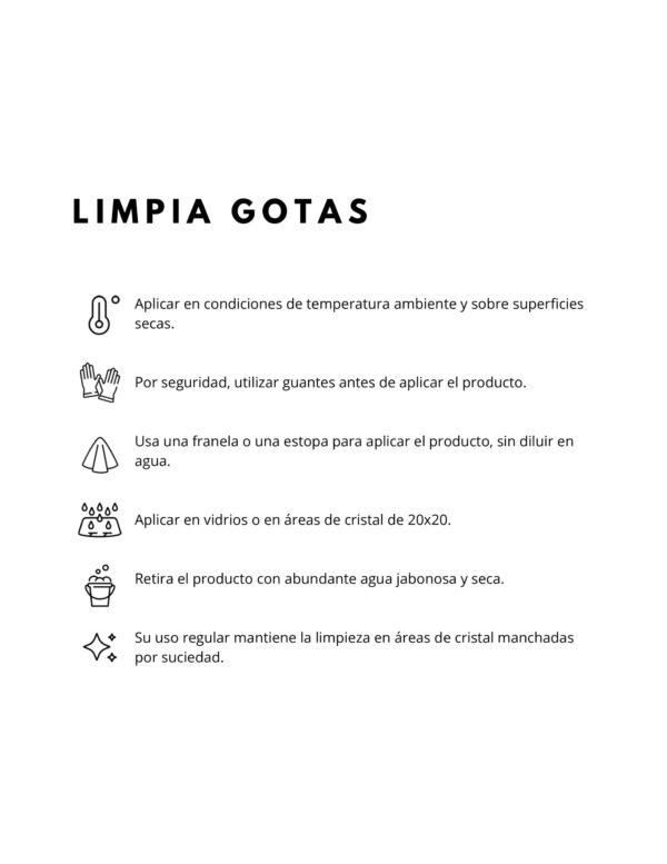LIMPIA GOTAS