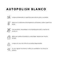 MODO DE USO PRODUCTO AUTOPOLISH BLANCO AUTOPOLISH BLANCO
