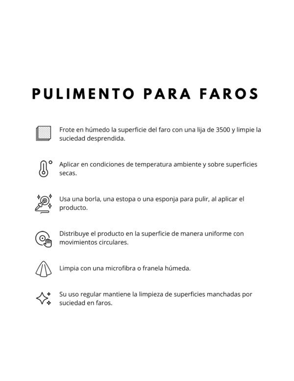 RESTAURADOR DE FAROS 