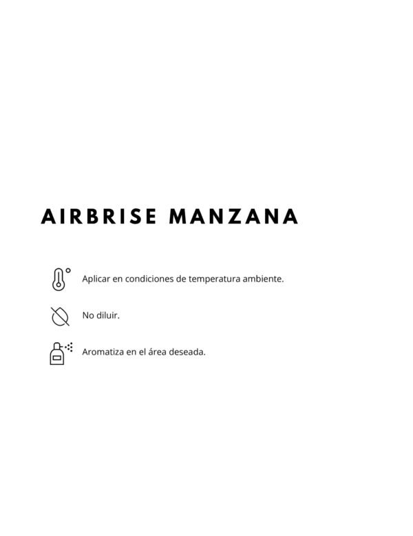 MODO DE USO PRODUCTO AIRBRISE MANZANA AIRBRISE MANZANA